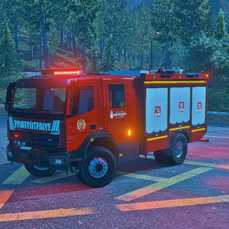 GTA 5 - Mercedes Atego İtfaiye Aracı