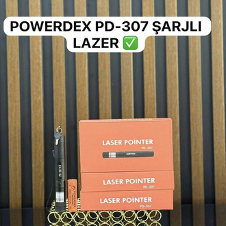 GÜÇLÜ LAZER - Şarjlı profesyonel 5 KM MENZİLLİ LAZER - powerdex