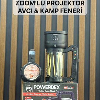 YENİ - ZOOMLU POWERDEX PD9800 EL FENERİ