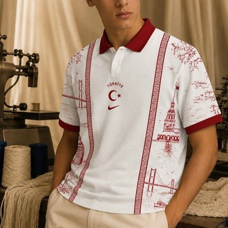 Türkiye Premium Oversize Tshirt Beyaz