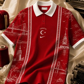 Türkiye Premium Oversize Tshirt Kırmızı