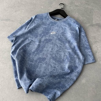 NK Bisiklet Yaka Oversize Yıkamalı Tshirt 