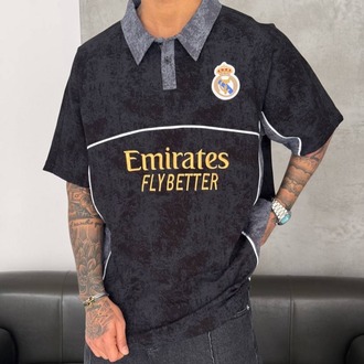 Polo Yaka RM Nakışlı Tshirt