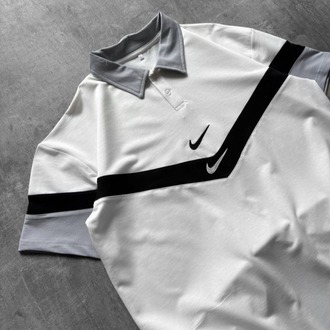POLO YAKA CİFT NK LOGO NAKIŞ OVERSİZE TSHİRT BEYAZ