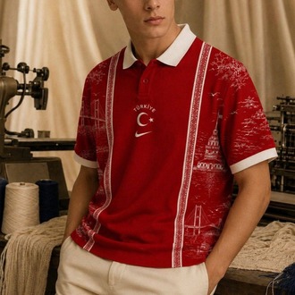 Türkiye Premium Oversize Tshirt Kırmızı