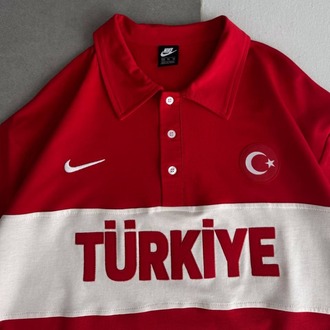 Polo Yaka Türkiye Tshirt Kırmızı