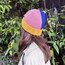 'Colorblock' pembe bere