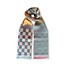 Checkerboard 'patchwork blue' atkı