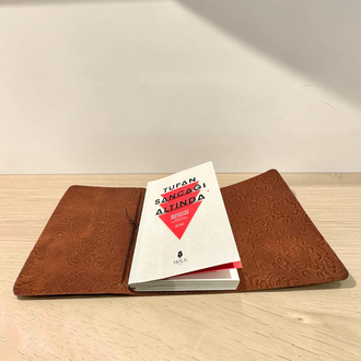 A5 boyutundaki defterler için 3 lastikli 'Minimal' Defter Kılıfı