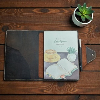 Kahve Ajanda/Defter/Kitap Kılıfı Organizer