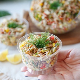 Tavuklu Arpa Şehriye Salatası - 1 kg
