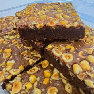 Cevizli/Fındıklı/Vişneli Browni 9 Dilim(Kare Borcam)