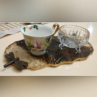 Epoksi Kahve Sunumluk