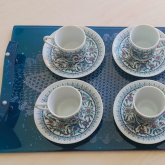 Epoksi Dantelli Tepsi