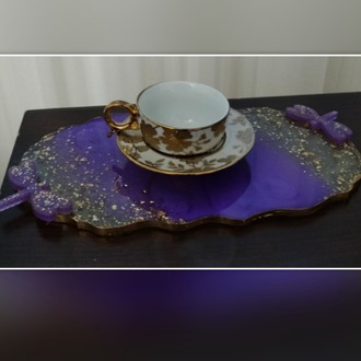 Epoksi Kahve Sunumluk