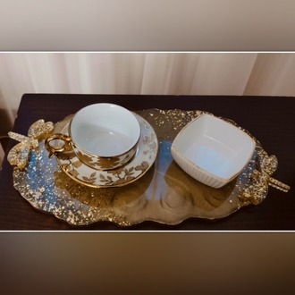Epoksi Kahve Sunumluk