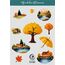 Sonbahar Manzarası - Sticker -
