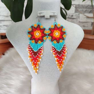 MANDALA KUM BONCUK KÜPE