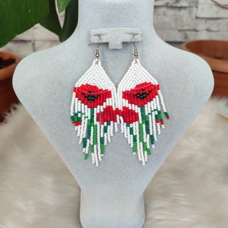GELİNCİK KUM BONCUK KÜPE