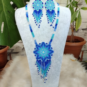 MANDALA KUM BONCUK KOLYE TAKIMI