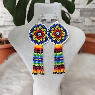 MANDALA KUM BONCUK KÜPE