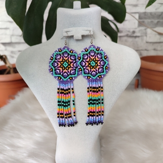 MANDALA KUM BONCUK KÜPE