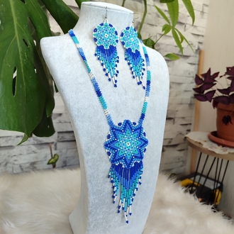 MANDALA KUM BONCUK KOLYE TAKIMI