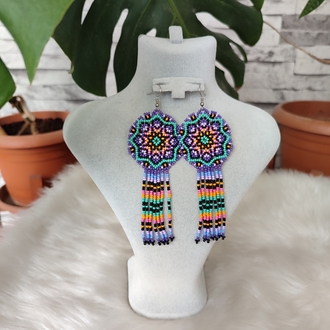 MANDALA KUM BONCUK KÜPE
