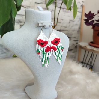 GELİNCİK KUM BONCUK KÜPE