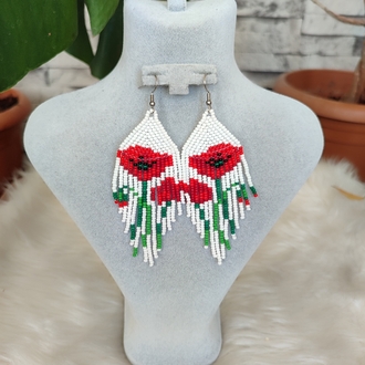 GELİNCİK KUM BONCUK KÜPE