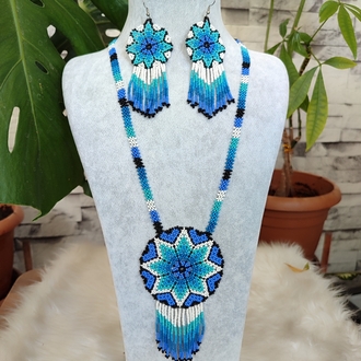 MANDALA KUM BONCUK KOLYE SETİ