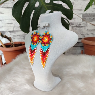 MANDALA KUM BONCUK KÜPE