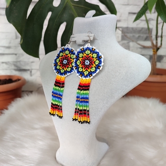 MANDALA KUM BONCUK KÜPE