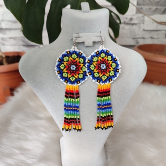 MANDALA KUM BONCUK KÜPE