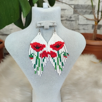 GELİNCİK KUM BONCUK KÜPE