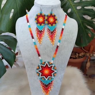 MANDALA KUM BONCUK KOLYE TAKIMI
