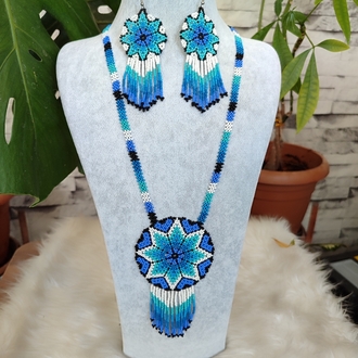 MANDALA KUM BONCUK KOLYE SETİ