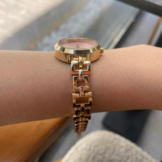Amora Model Saat Gold / Pembe 