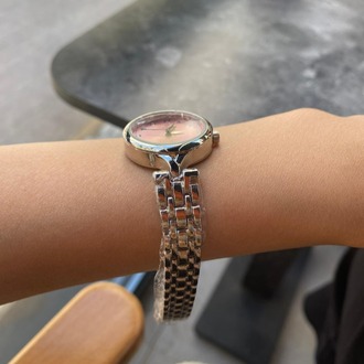 Berry Saat Gümüş / Pembe 