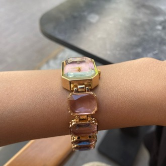 Swarovski taşlı saat 