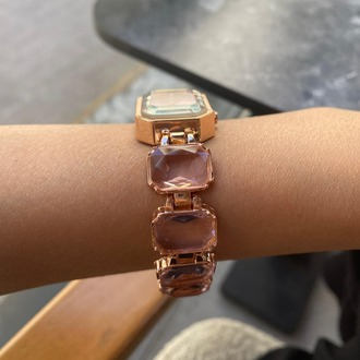 Swarovski taşlı saat