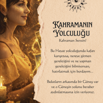 Kahramanın Yolculuğu Tarot Rehberliği 