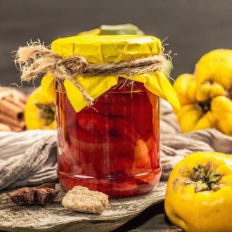 GÜN BATIMI ( AYVA & CEVİZ & HİBİSKUS ÇİÇEĞİ REÇELİ ) 