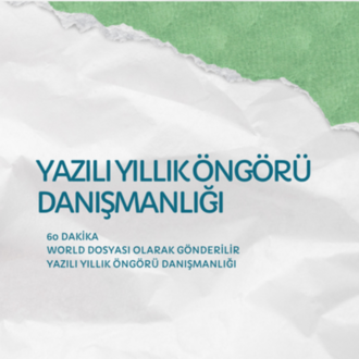 YILLIK ÖNGÖRÜ ANALİZİ YAZILI OLARAK RAPOR VERİLİR