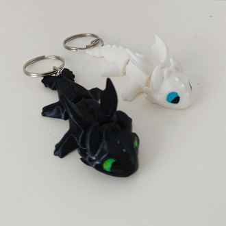 Toothless Hareketli Anahtarlık – 3D Baskı