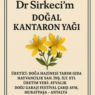 Kantaron Yağı 330 Cc 500 cc 1000cc