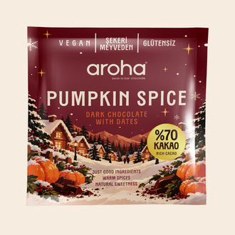 Aroha Pumpkin Spice %70 Bitter 40 gr