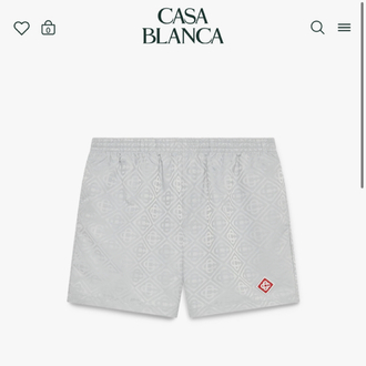 Casablanca Monogram Jacquard Swim Shorts