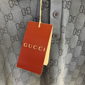 Gucci GG-pattern gradient polo