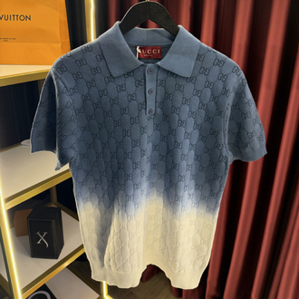 Gucci GG-pattern gradient polo